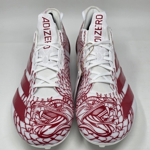 Adidas Adizero Electric Football Cleats Men\'s Size 11 Red / White IH8571 New main image 4